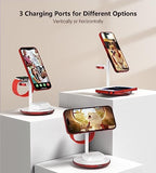 XooFly 3 in 1 Magnetic Wireless Charging Station for Apple Devices,15W - Image 5