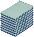 Superio Microfiber Window Cleaning Cloth, Mirror & Glass Miracle Cloth Lint & Streak Free, Washable, Large Eco-Friendly for Cars, Tv Screens, Glasses, Cleans with Plain Water (14x16), 16 Pack by Superio