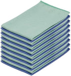 Superio Microfiber Window Cleaning Cloth, Mirror & Glass Miracle Cloth Lint & Streak Free, Washable, Large Eco-Friendly for Cars, Tv Screens, Glasses, Cleans with Plain Water (14x16), 16 Pack by Superio