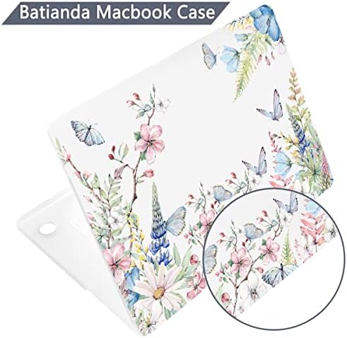 Batianda LumiArt Case for MacBook Air 13.6" M2-M5 Chip, Butterfly Garden - Image 5