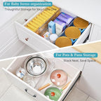 Vtopmart 6" Tall Upgrade Drawer Dividers, 12.8"-22.3" Expandable, 10 Pack - Image 6
