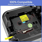 GREENCYCLE TZ-621 9mm 0.35 Laminated Yellow Label Maker Tape Compatible for Brother P-Touch TZe-621 TZe621 Black on Yellow TZe TZ Tape for PT-D210 PT-D220 PT-H110BP PT-D410 PT-D600,10 Pack - Image 2