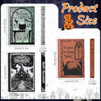 3 Pcs Halloween Decorative Books Dark Magic Potion Spells Decor - Image 2