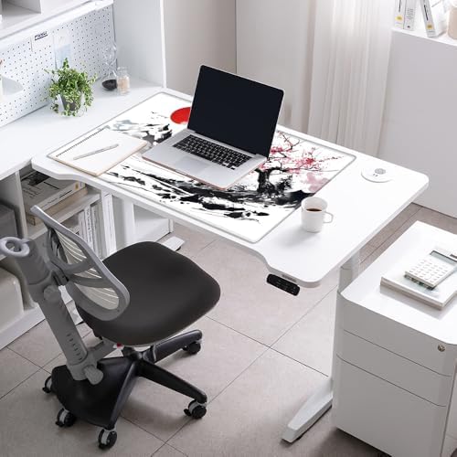 Gaming Mouse Pad 36x24 Desk Mat Large Mousepad Cherry Blossom Desk Pad Big Computer Mat Extended Mouse Mat Non Slip for Women Work Home - Image 7