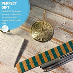 Solid Brass Vintage Receipt Spike – Heavy Duty Bill Fork Holder, Classic Paper Spike for Restaurant, Office, Home – Retro Paperweight & Memo Organizer - Image 6