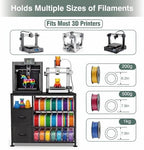 3D Printer Stand Table with Filament Accessories Storage Rack & Drawer - Image 4