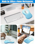 Ergonomic Mouse Pad with Sloped Memory Foam Wrist Rest - Image 6
