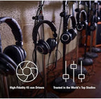 Audio-Technica ATH-M50x Closed-Back Monitor Headphones | Black Bundle - Image 7