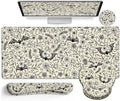 LIMKRIAN Goth Bat Ergonomic Mouse Pad Set, Large Desk Mat for Desktop by LIMKRIAN