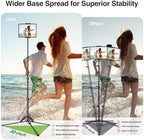 elitehood 65in Portable & Lightweight Aluminum iPad Tripod Stand for Music - Image 5