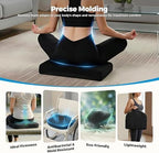 Tsumbay Memory Foam Seat Cushion - XL Size (16.9”x15”), Firm Support Coccyx Cushion for Office Chair, Tailbone Pain Relief with Removable Washable Cover & Handle for Car, Wheelchair - Image 2