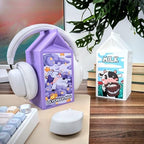 Milk Carton Headphone Stand - Universal Headset Holder - Cute Headphone Stand Hanger - Kawaii Desk Accessories - Pink Gaming Setup - Sturdy Desk Headset Mount (Strawberry Milk) - Image 6