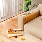 Bestjing 2 Pack Sofa Armrest Tray with Cup Holder Tray (Bamboo) - Image 7