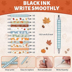 Fall Notebooks with Pens Bulk, 24 Sets, 5.5 x 4.7 Inch, Pumpkin - Image 3