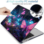 MEEgoodo for M5/M4/M3/M2 MacBook Air 15 inch Case 2026 2025 2024 2023, Case Fit Model (A3448/A3241/A3114/A2941) for MacBook Air 15.3 inch, Fantasy Forest - Image 4