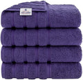 American Soft Linen 100% Cotton Luxury Turkish Towels, 4 PC Bath Towel Set by AmericanSoftLinen