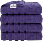 American Soft Linen 100% Cotton Luxury Turkish Towels, 4 PC Bath Towel Set by AmericanSoftLinen