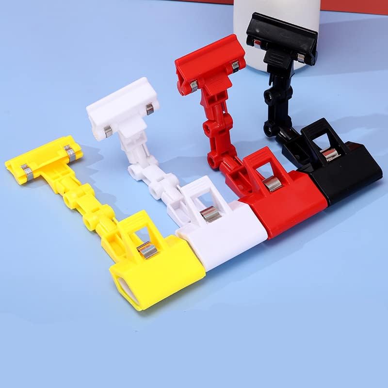 Paper Holder for Typing,Clip Copy Holder for Computer Monitor,Document Desk Clamp, Pack of 2 (White) - Image 4
