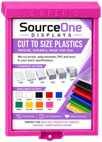 SOURCE ONE Outdoor Real Estate Style Brochure Holder Color Variety White, Black, Red , Pink & Blue Available - Image 4