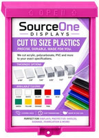SOURCE ONE Outdoor Real Estate Style Brochure Holder Color Variety White, Black, Red , Pink & Blue Available - Image 4