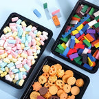 12 Pcs Plastic Art Trays Back to School Colorful Art Trays, Black - Image 3