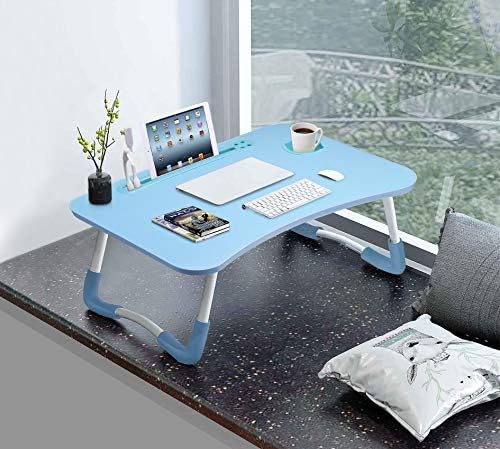 Slendor Foldable Lap Desk with Cup Holder for Bed, Couch, Floor - Image 5