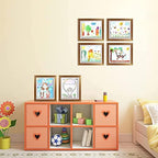 MEBRUDY 8x10 Picture Frames with Mat, Gold Photo Frames Set for Wall or Tabletop Display, 6 Pack - Image 4