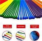 Kable Kontrol Cable Zip Ties, 8 Inch, 1000 Pcs, 50lbs Test, Yellow - Image 2