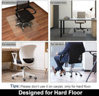 AiBOB Office Chair Mat for Hardwood Floor, 36" x 48" Clear Floor Protector - Image 2