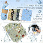 36 Pack Reusable Kitchen Cloths Cotton Towel, Rich Flowers - Image 3
