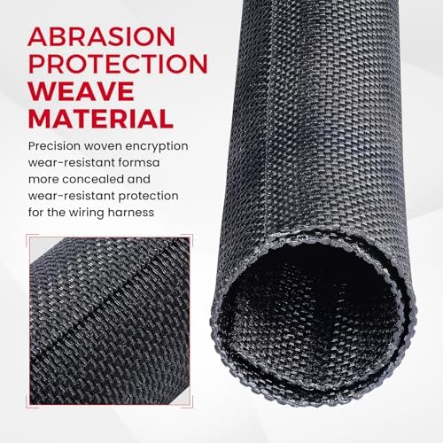 Automotive Mesh Woven Wire Sheathing Split Wire Loom 1"-16ft - Image 6