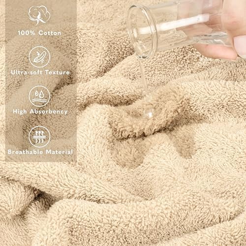 American Soft Linen 100% Cotton Luxury Turkish Towels, 2PC 35x70 Bath Sheet - Image 4