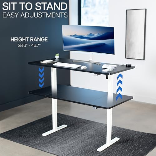 VIVO Black 60 x 30 in Standing Desk, DESK-KIT-0W6B - Image 6