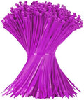 Armpow 12 Inch Zip Ties Purple 1000 PCS, 50 Lbs- Heavy Duty Tensile Strength, Nylon PA66 UV Resistant Cable Ties for Indoor and Outdoor Use - Ideal for object bundling and fastening by HighQualityTies