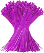 Armpow 12 Inch Zip Ties Purple 1000 PCS, 50 Lbs- Heavy Duty Tensile Strength, Nylon PA66 UV Resistant Cable Ties for Indoor and Outdoor Use - Ideal for object bundling and fastening by HighQualityTies