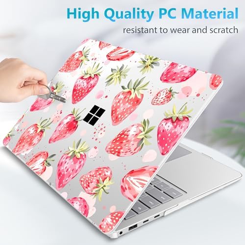 Case for Surface Laptop 8 2026/7 2024 13.8", Strawberries - Image 5