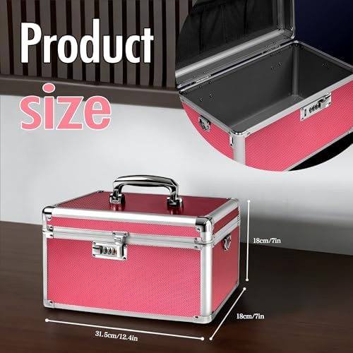 Rose Medication Combination Lock Boxes with Code Medium - Image 6