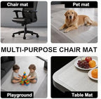 Clear Chair Mat for Hard Floor, 36" x 48" Heavy Duty Desk Mat, Convex - Image 6