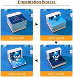 Ice and Snow Penguins 3D Memo Pad, 3D Calendar 2027, Time Piece Calendar - Image 4
