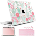 May Chen for M5 MacBook Air 13.6 Inch Case 2026 2025 2024-2022 Release M5 A3449 M4 A3240 M3 A3113 M2 A2681, Plastic Hard Shell Case for MacBook Air 13.6" with Retina Display, Blooming Cactus by MayChen