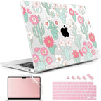 May Chen for M5 MacBook Air 13.6 Inch Case 2026 2025 2024-2022 Release M5 A3449 M4 A3240 M3 A3113 M2 A2681, Plastic Hard Shell Case for MacBook Air 13.6" with Retina Display, Blooming Cactus by MayChen