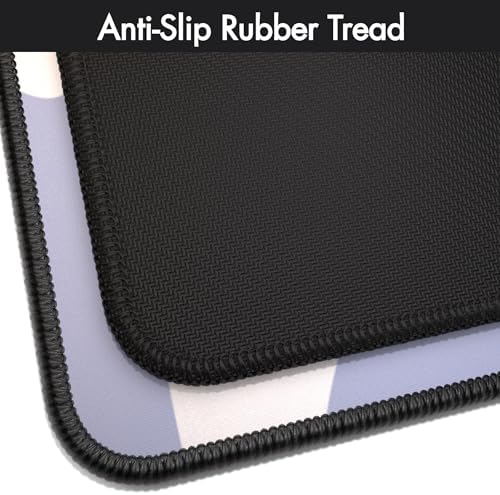 Gamer Boss - Gaming Mouse Pad - 48 x 24 Inches - 4mm Thick with Stitched Edges, Non-Slip Rubber Base, Premium Cloth Mousepad, Desk Mat for Laptop, Keyboard, Computer & PC (Mega, Smoke) - Image 5
