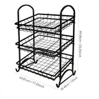 Stackable Candy Display Rack|Stackable Candy Organizer|Multi-Function Snack Rack&Shelf for Chips |Perfect Display Solution for Stores (Black, Large) - Image 3