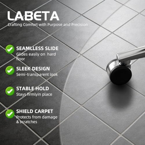 Clear Chair Mat for Hard Floor, 48" x 48" Heavy Duty Floor Protector, Round - Image 2