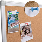 2-Pack Cork Board Bulletin Board 24 x 36, Silver Aluminium Framed 2x3 Corkboard, Office Board for Wall Cork, Large Wall Mounted Notice Pin Board - Image 5