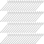 Pack of 100 Heavy Duty Pegboard Hooks – 10 Inches Metal Peg Board Shelving Hook – Chrome Pegboard Display Hooks for Garage Storage & Retail Store Fixtures by DFWFixture