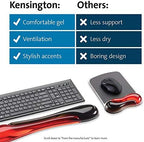 Kensington Duo Gel Mouse & Keyboard Wrist Rest Bundle Set, Ergonomic Keyboard and Mouse Pad With Wrist Support, Keyboard Wrist Rest, Computer Keyboard Pad, Cooling Gel, Non-Skid Backing, Red K50036WW - Image 7
