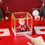 3D Calendar 2027, Desk Time Piece Calendar 2027,Tear-Away 3D Paper Art Notepad w LED Lights,Creative 3D Memo Artsy Pad Calendars, DIY Paper Carving Gift (Santa Claus) - Image 3