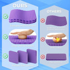 TushGuard Gel Seat Cushion for Long Sitting, Breathable Thick Patent Design - Image 5