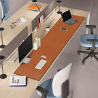 ZORESYN PU Leather Desk Pad 63.0"x15.8", Light Brown - Image 4